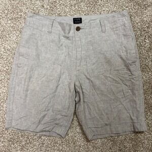 J.Crew Gramercy Linen Blend Shorts Mens 34 9" Inseam Casual Lightweight